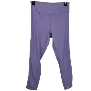EleVen by Venus Williams NEW Level Up 7/8 Legging Lilac Women Lrg Activewear